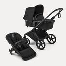 Bugaboo Cub 2-in-1 pushchair black base, heritage black fabrics, heritage black sun canopy