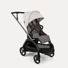 Bugaboo Dragonfly Plus seat stroller graphite base, grey melange fabrics, misty white sun canopy