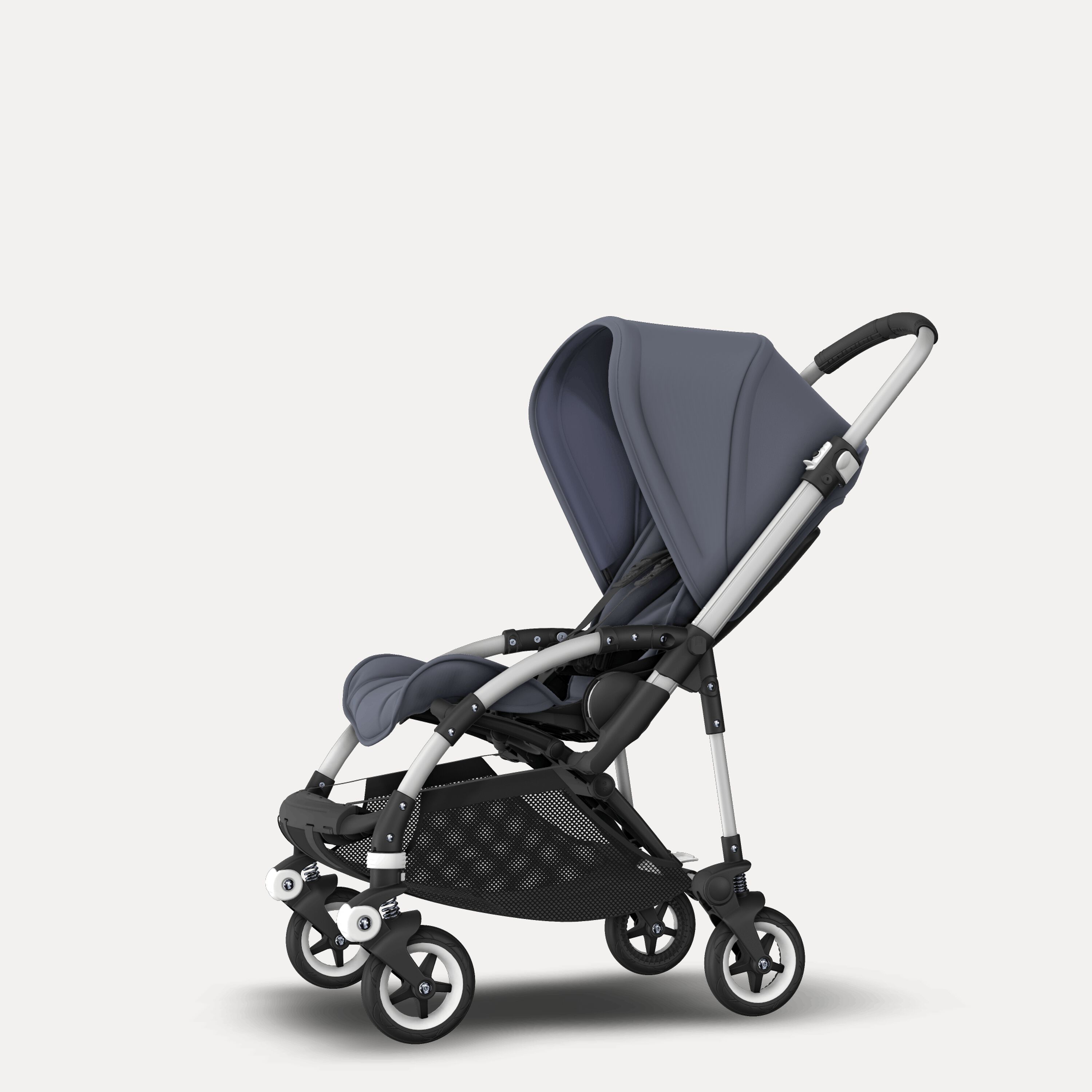 Bugaboo Bee 5 travel system steel blue sun canopy, steel blue fabrics, aluminium base - Main Modal Image Slide 7 of 15