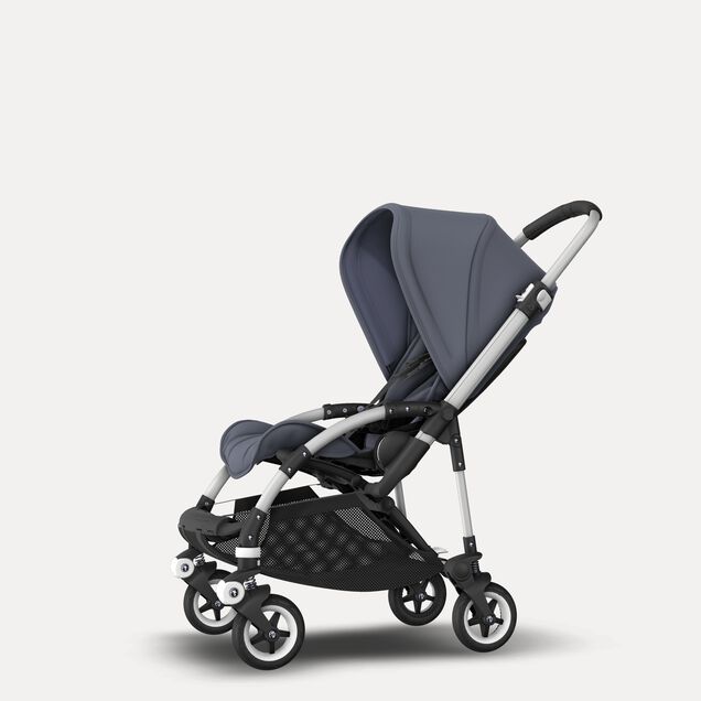 Bugaboo Bee 5 travel system steel blue sun canopy, steel blue fabrics, aluminium base - Main Image Slide 7 of 15