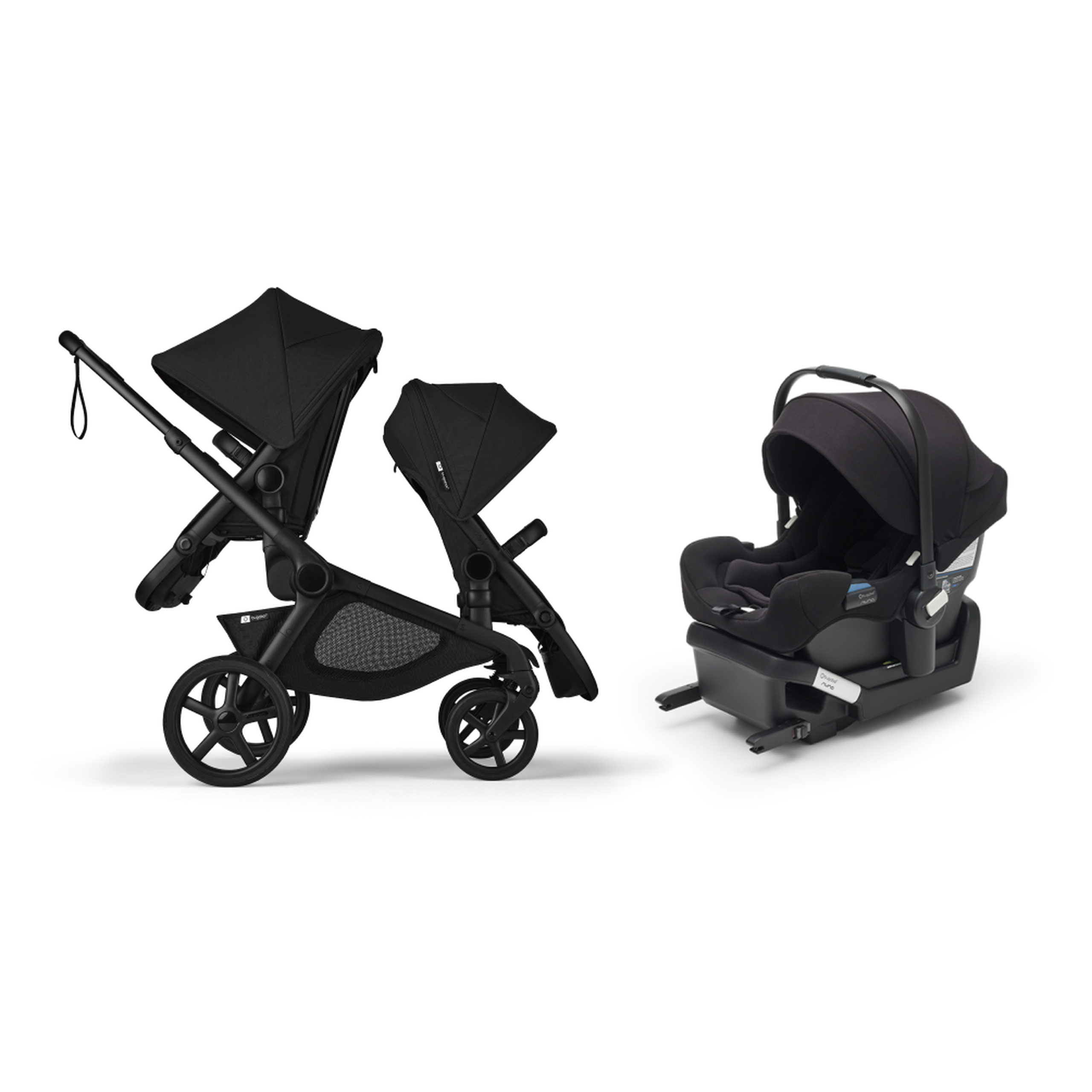 Bugaboo Kangaroo Double Stroller Travel System Bundle - Thumbnail Slide 1 of 3