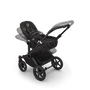 Bugaboo Donkey 5 Mono bassinet and seat stroller graphite base, classic collection dark navy fabrics, classic collection dark navy sun canopy - Thumbnail Slide 9 of 13