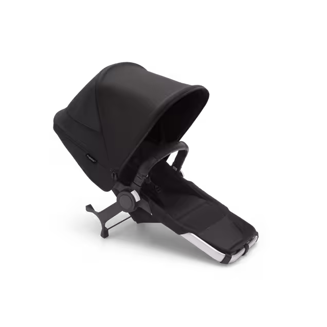 Bugaboo Donkey 5 Duo extension complete RW fabric NA ALU/MIDNIGHT BLACK-MIDNIGHT BLACK - Main Image Slide 2 of 2