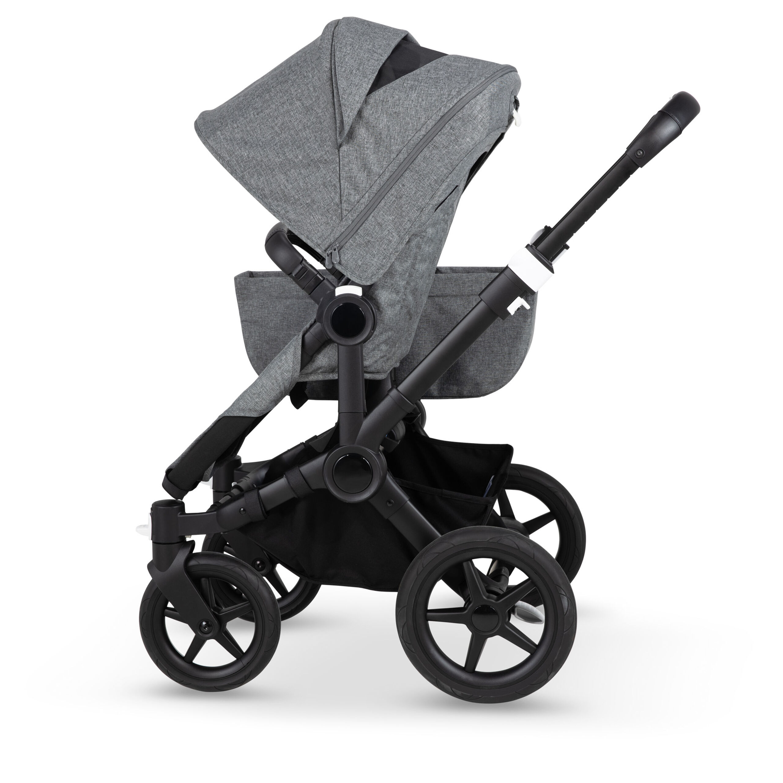 Bugaboo Donkey3 sun canopy GREY MELANGE - Thumbnail Slide 4 of 22