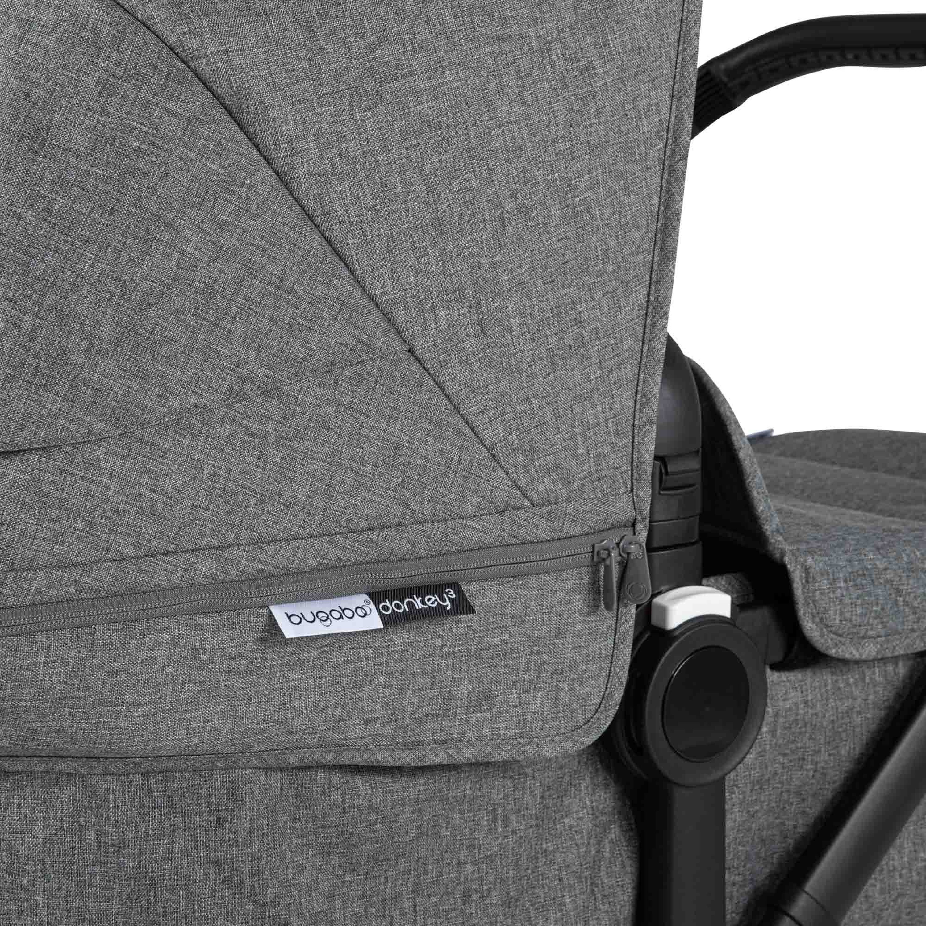 Bugaboo Donkey3 sun canopy GREY MELANGE - Main Modal Image Slide 21 of 22