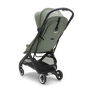 Bugaboo Butterfly seat stroller black base, forest green fabrics, forest green sun canopy - Thumbnail Slide 3 of 15