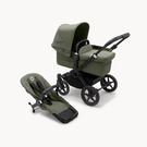 Refurbished Bugaboo Donkey 5 Mono complete BLACK/FOREST GREEN-FOREST GREEN