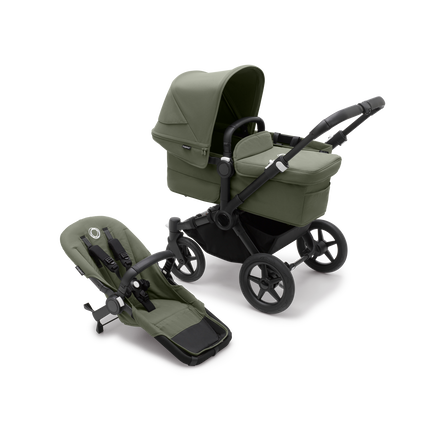 PP Bugaboo Donkey 5 Mono complete BLACK/FOREST GREEN-FOREST GREEN - view 1