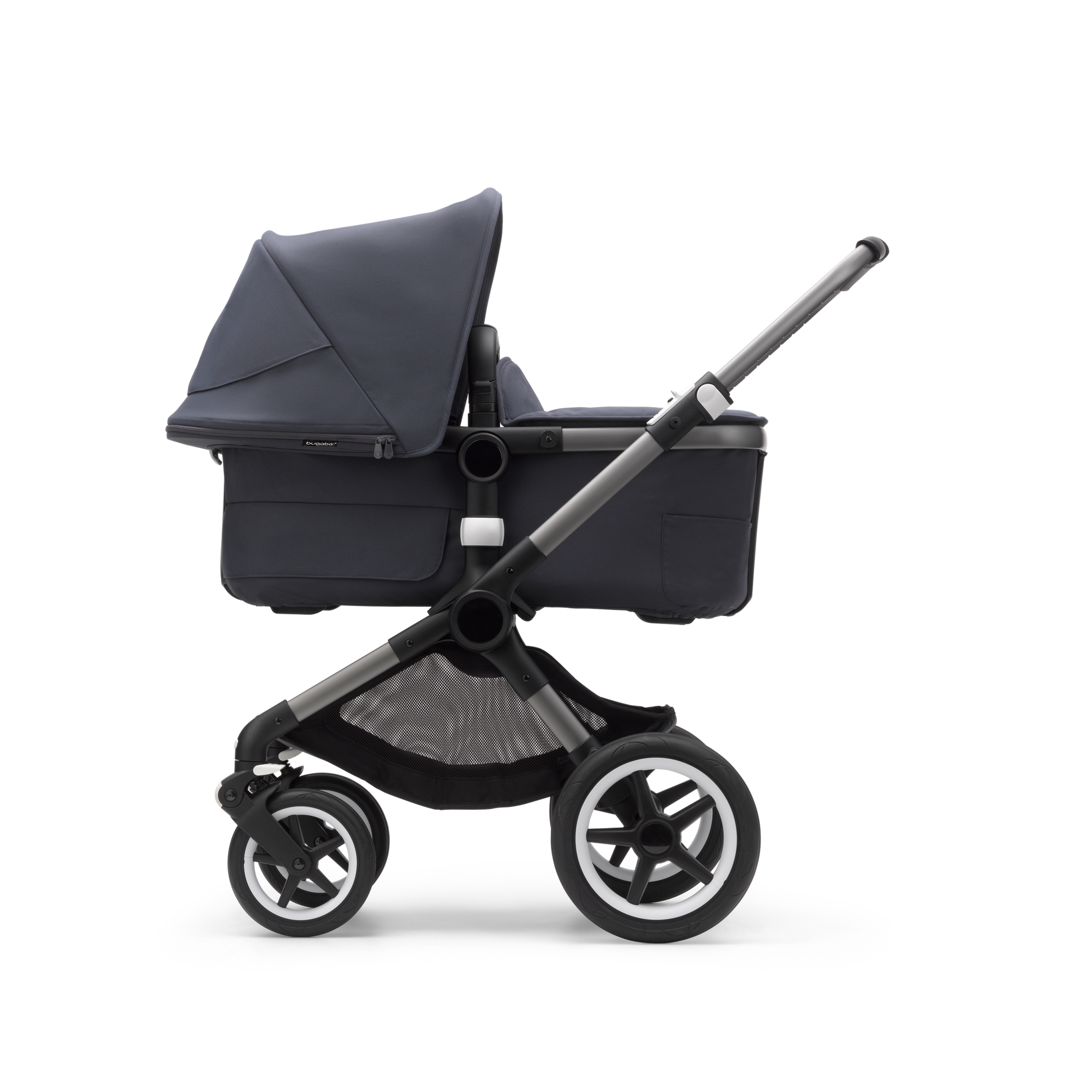 Bugaboo Fox 3 2-in-1 stroller stormy blue sun canopy, stormy blue