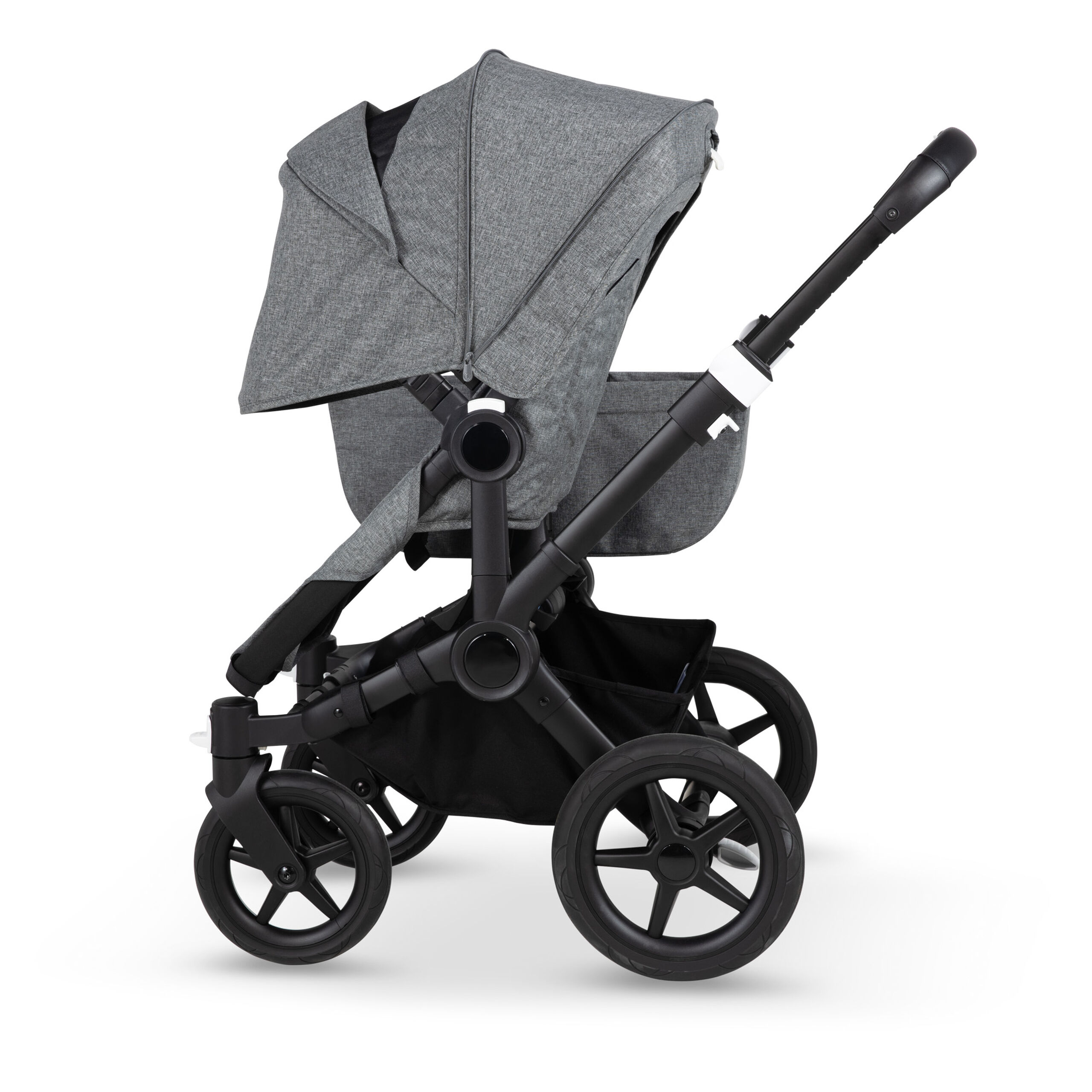 Bugaboo Donkey3 sun canopy GREY MELANGE - Thumbnail Slide 6 of 22