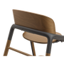 Back of the Bugaboo Giraffe chair in warm wood/grey. - Thumbnail Slide 3 of 6