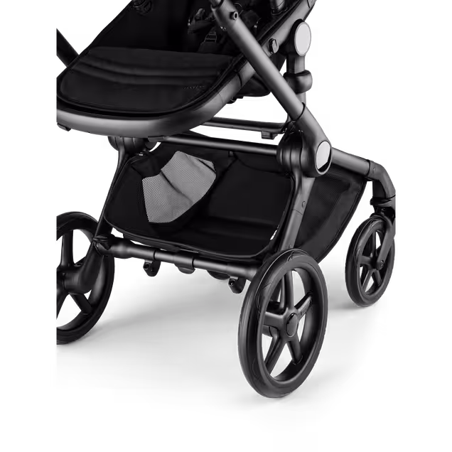 Bugaboo Fox 5 Renew 2-in-1 stroller black base, heritage black fabrics, cocoa brown sun canopy - Main Image Slide 5 of 12