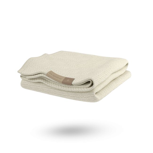 Refurbished Bugaboo Soft Wool Blanket OFF WHITE MELANGE - Main Image Slide 8 of 9