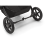 Bugaboo Donkey 5 Twin bassinet and seat stroller graphite base, grey mélange fabrics, grey mélange sun canopy - Thumbnail Slide 10 of 12