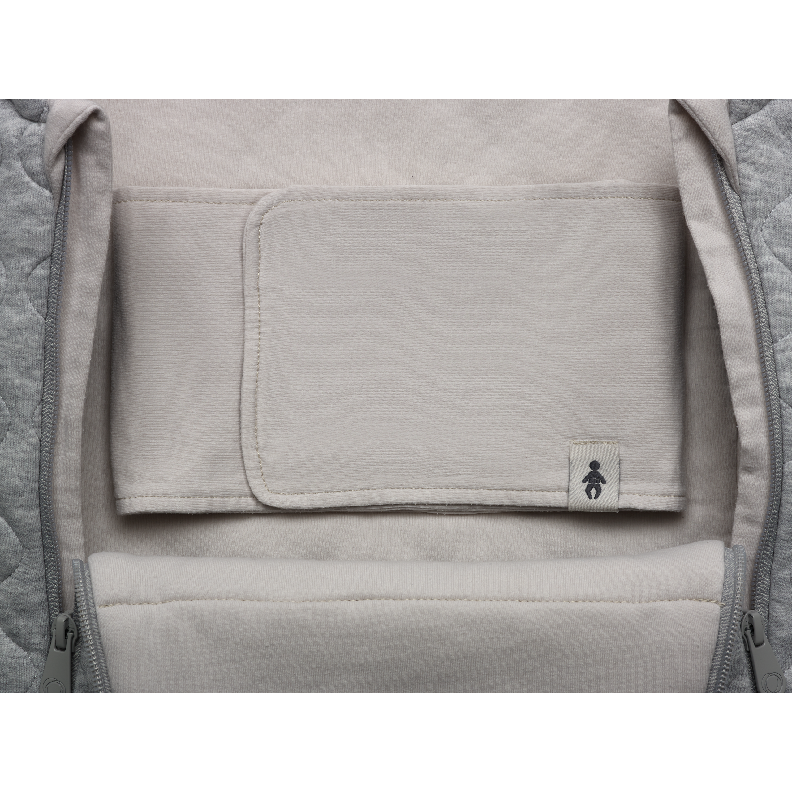 Bugaboo newborn inlay LIGHT GREY MELANGE - Thumbnail Slide 5 of 5