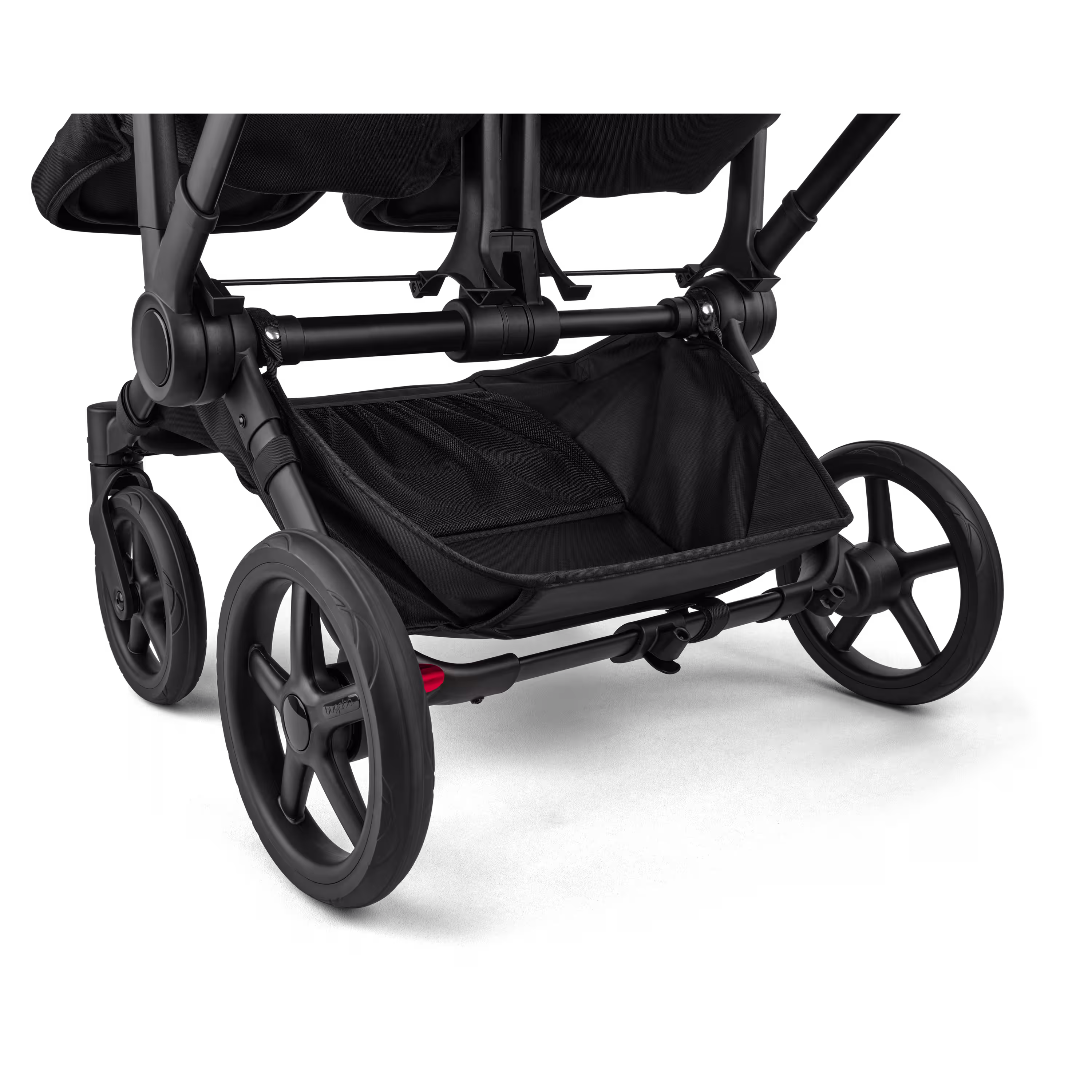 Bugaboo Donkey 6 double pram black base, deep indigo fabrics, deep indigo sun canopy  - Main Modal Image Slide 6 of 10