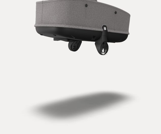 Bugaboo Bee5 Mineral carrycot complete UK LIGHT GREY - Main Image Slide 1 of 3