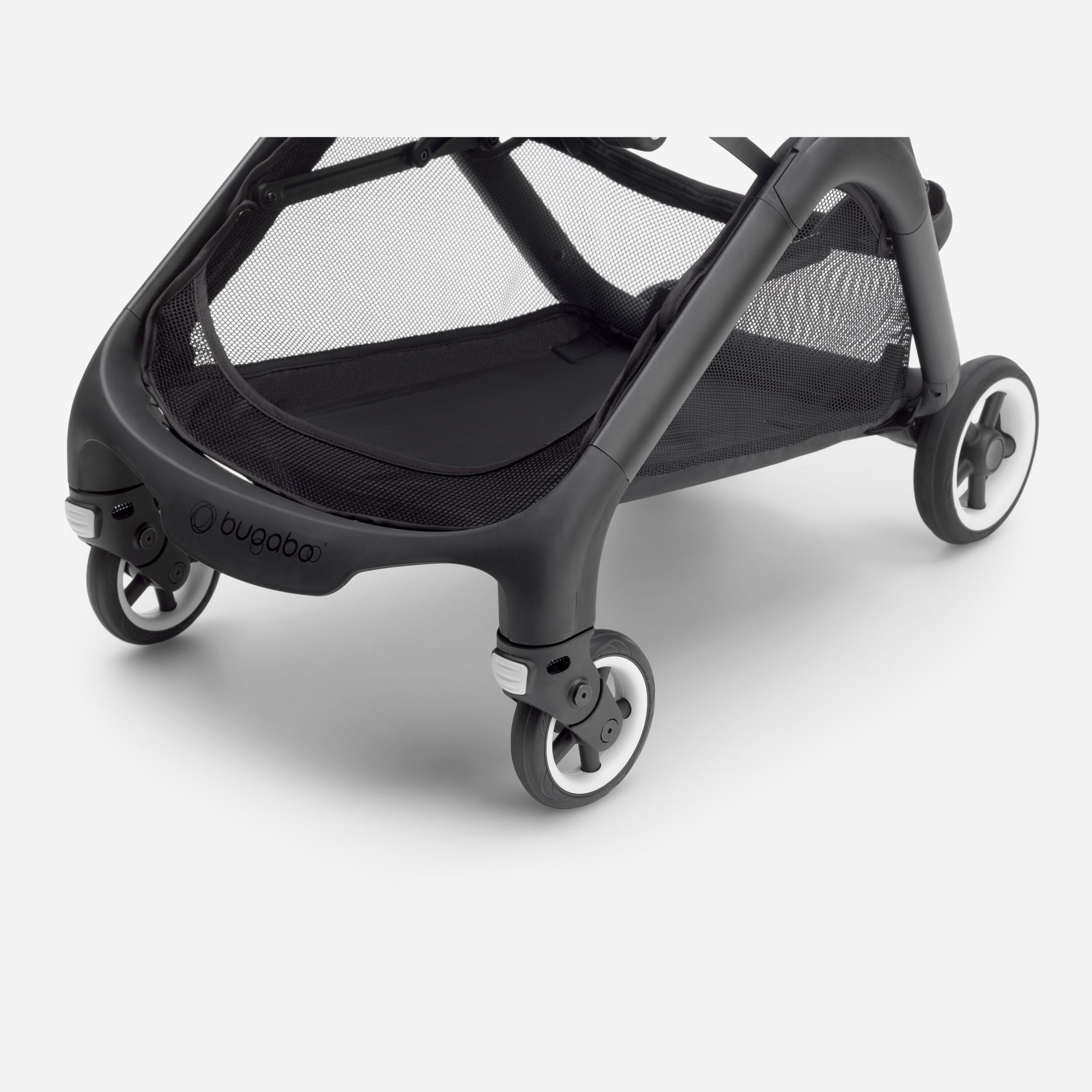 Bugaboo Butterfly travel stroller black base, dark cherry red fabrics, dark cherry red sun canopy - Main Modal Image Slide 5 of 13