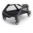 Bugaboo Butterfly travel stroller black base, dark cherry red fabrics, dark cherry red sun canopy - Thumbnail Slide 5 of 13
