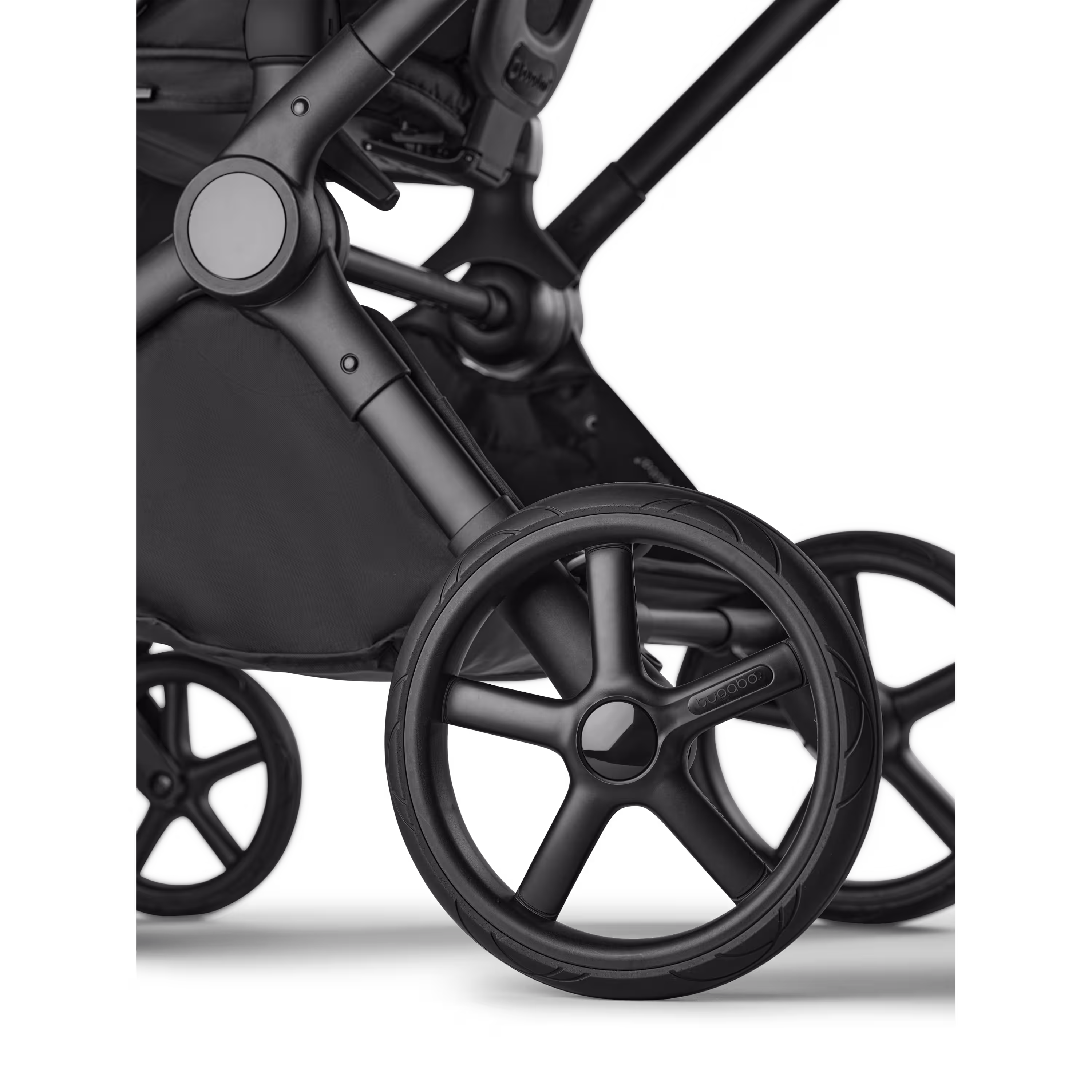 Bugaboo Cub 2-in-1 pram black base, heritage black fabrics, heritage black sun canopy - Main Modal Image Slide 9 of 11