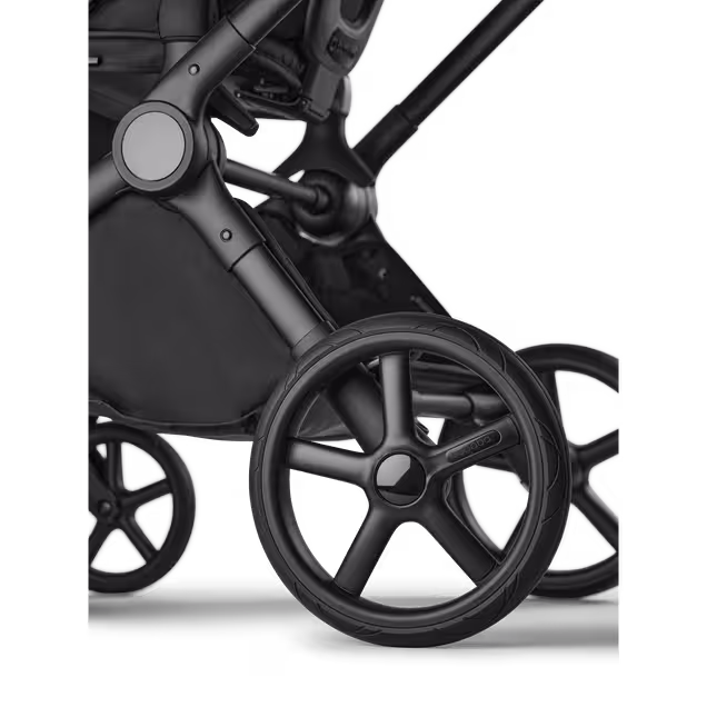 Bugaboo Cub 2-in-1 pram black base, heritage black fabrics, heritage black sun canopy - Main Image Slide 9 of 11