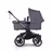 Bugaboo Donkey 5 twin stroller graphite base, stormy blue fabrics, stormy blue sun canopy - Thumbnail Slide 2 of 12
