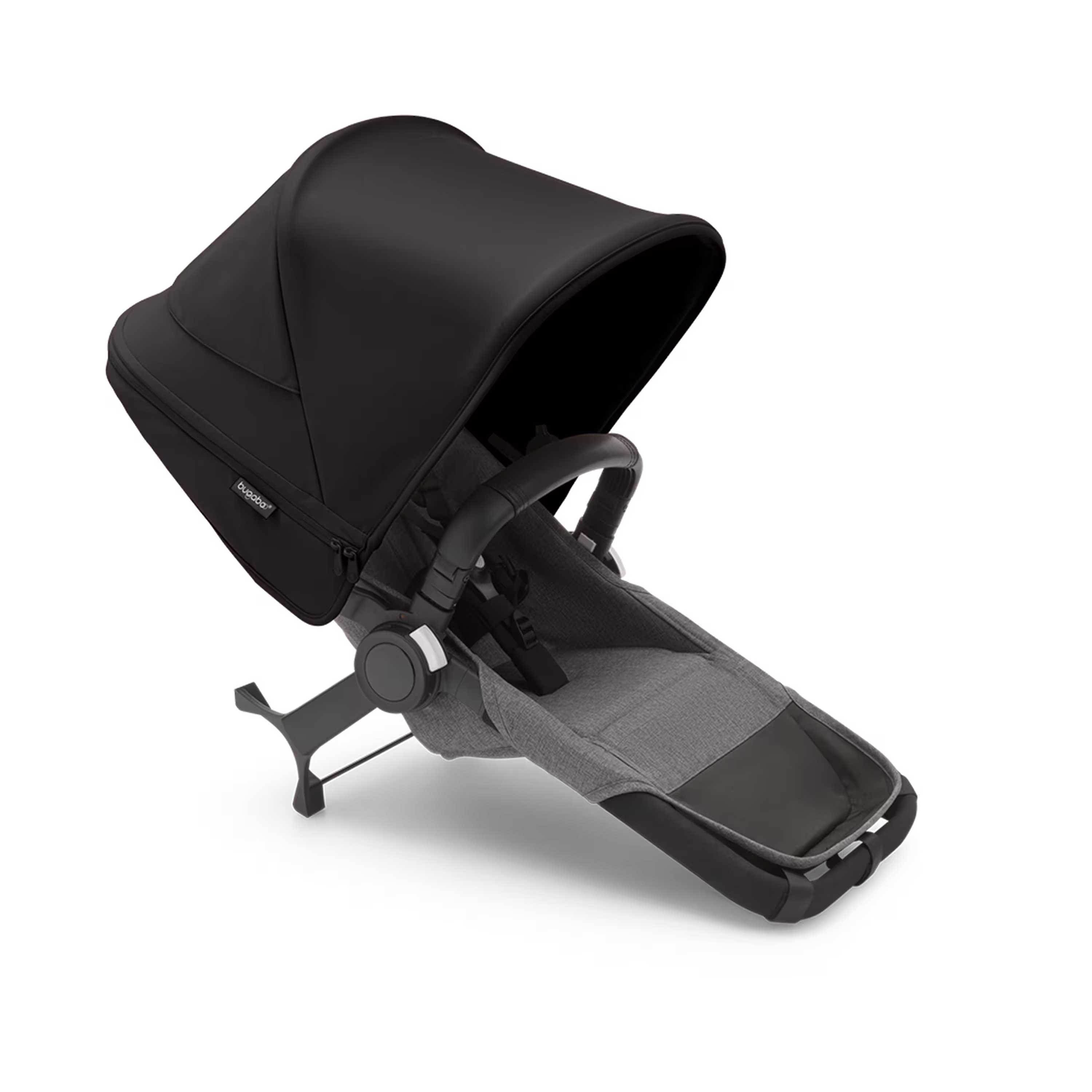 Bugaboo Donkey 5 Duo extension set complete GREY MÉLANGE-MIDNIGHT BLACK - Main Modal Image Slide 1 of 1