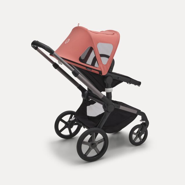 Bugaboo Fox/Cameleon3/Lynx breezy sun canopy v2 SUNRISE RED - Main Image Slide 6 of 7