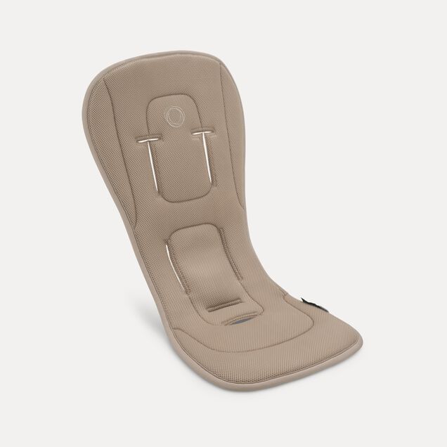 Bugaboo dual comfort seat liner DUNE TAUPE - Main Image Slide 1 of 3