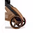 Bugaboo x Stella McCartney Dragonfly Plus 2-in-1 stroller tobacco brown base, tobacco brown fabrics, tobacco brown sun canopy - Thumbnail Slide 6 of 12