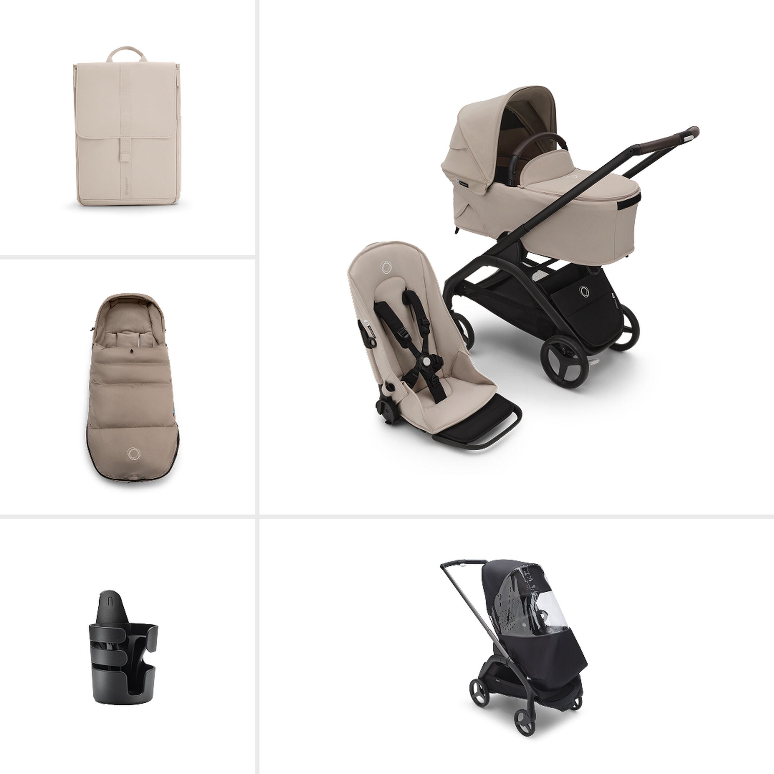 Bugaboo Dragonfly Plus Essential stroller bundle - Thumbnail Slide 1 of 6