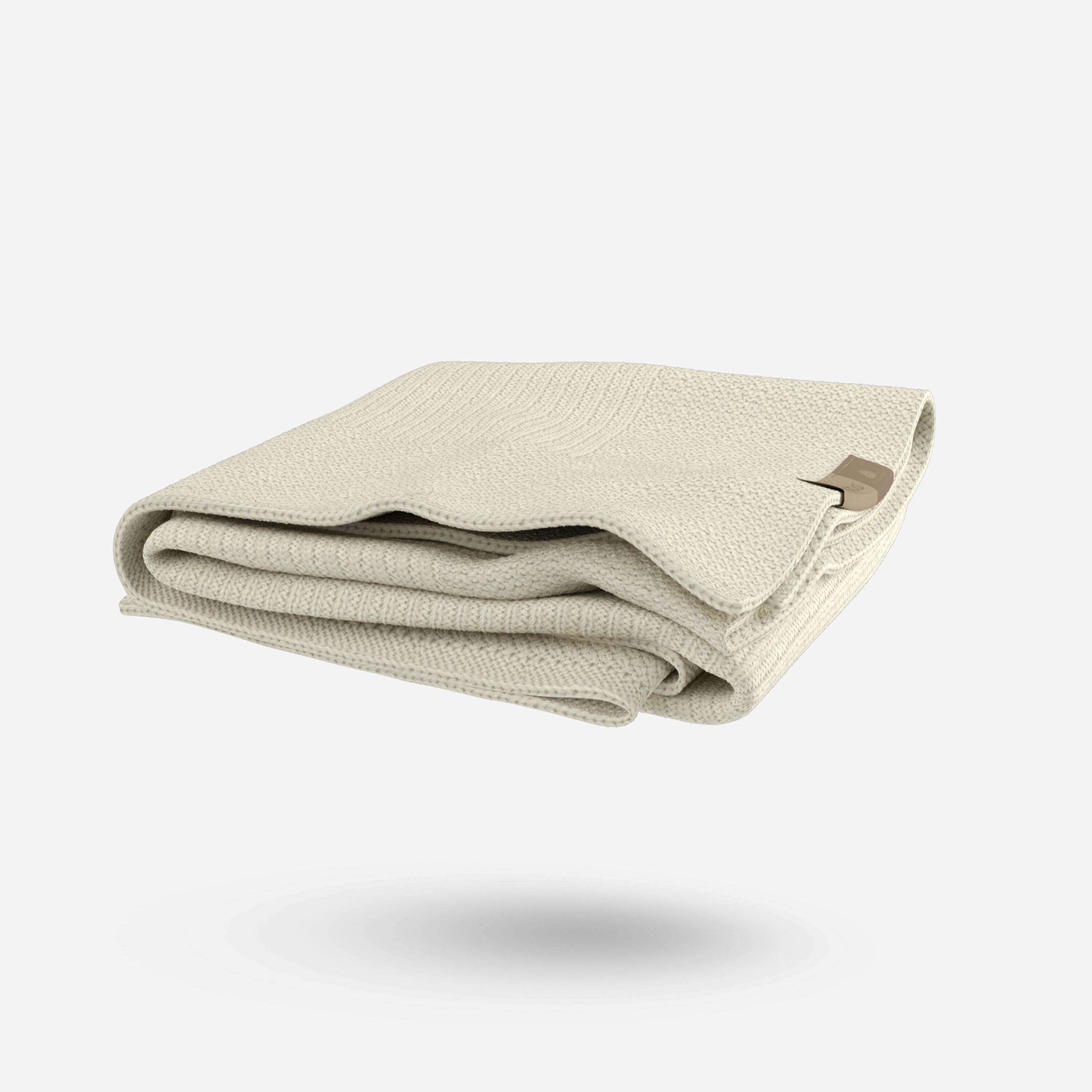 Bugaboo Soft Wool Blanket OFF WHITE MELANGE - Main Modal Image Slide 2 of 9