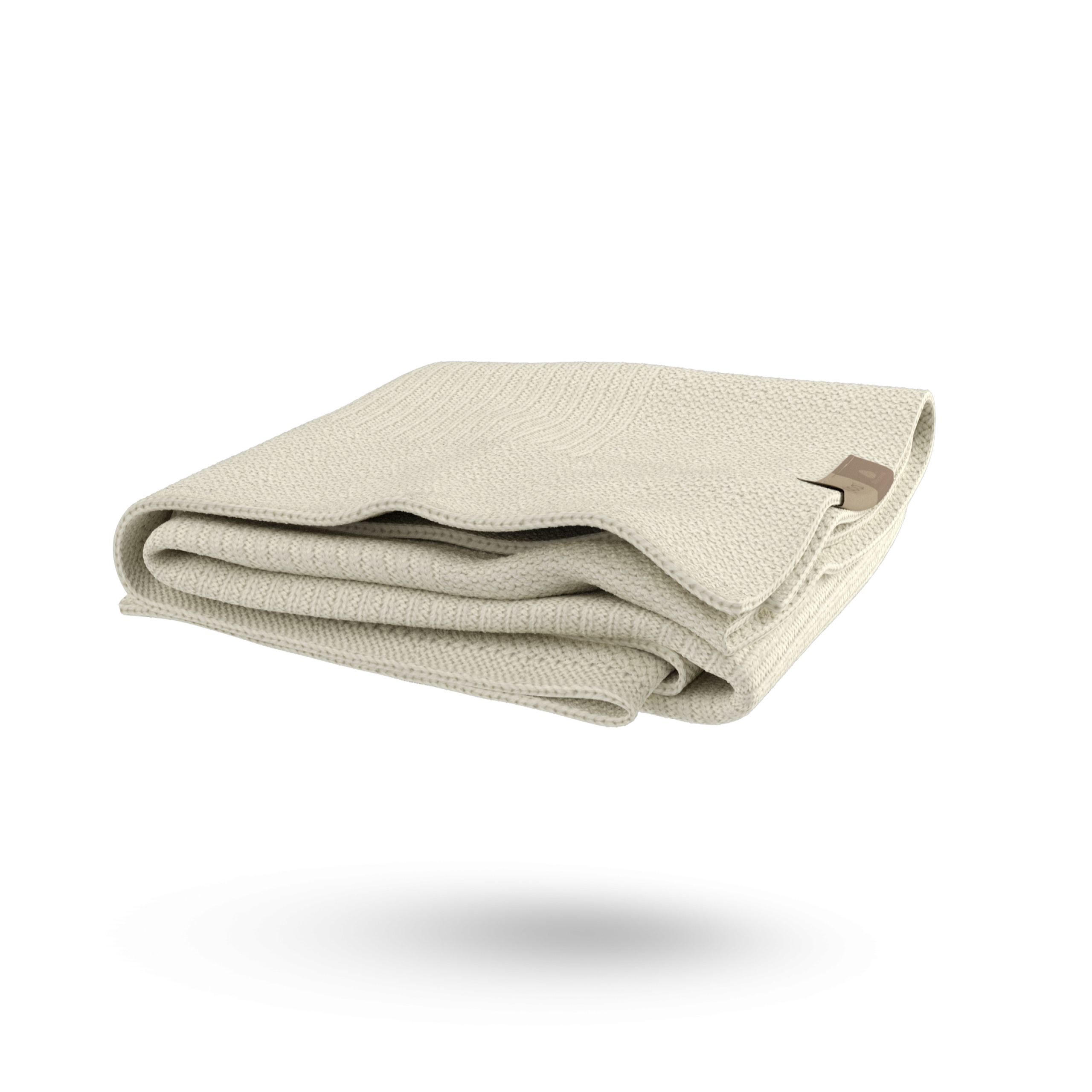 Bugaboo Soft Wool Blanket OFF WHITE MELANGE - Thumbnail Slide 2 of 9