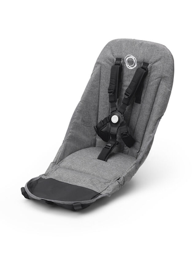 Bugaboo Donkey 3 seat fabric | GREY MELANGE - Main Image Slide 2 of 2