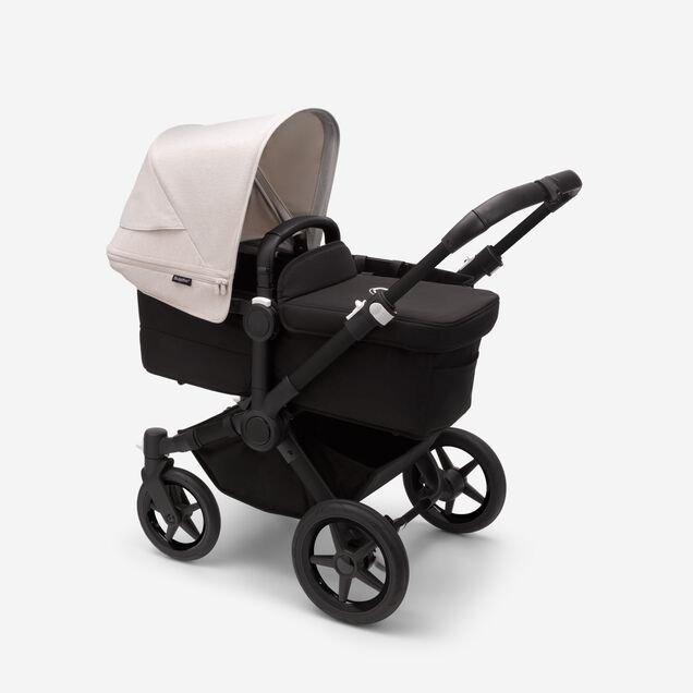 Bugaboo Donkey 5 Mono complete ASIA BLACK/MIDNIGHT BLACK-MISTY WHITE - Main Image Slide 9 of 11