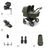 Bugaboo Donkey 5 Twin Ultimate newborn bundle - Thumbnail Slide 1 of 8