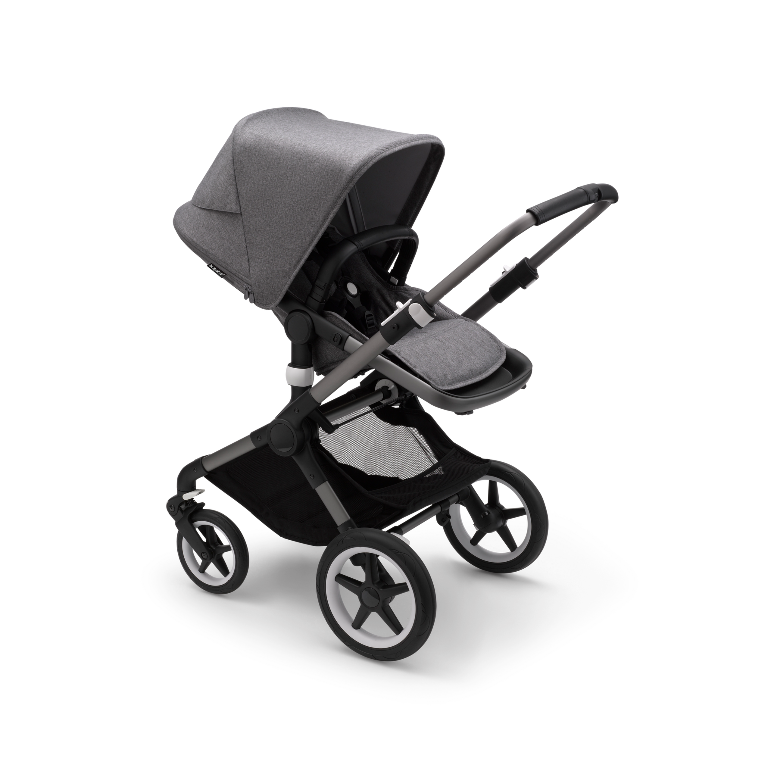 Bugaboo Fox 3 complete GRAPHITE/GREY MELANGE-GREY MELANGE  - Thumbnail Slide 4 of 6