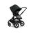 Bugaboo Fox 3 seat stroller with black frame, grey fabrics, and black sun canopy. - Thumbnail Slide 7 of 7