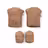Bugaboo X StellaMcCartney mittens TOBACCO BROWN - Thumbnail Slide 1 of 6