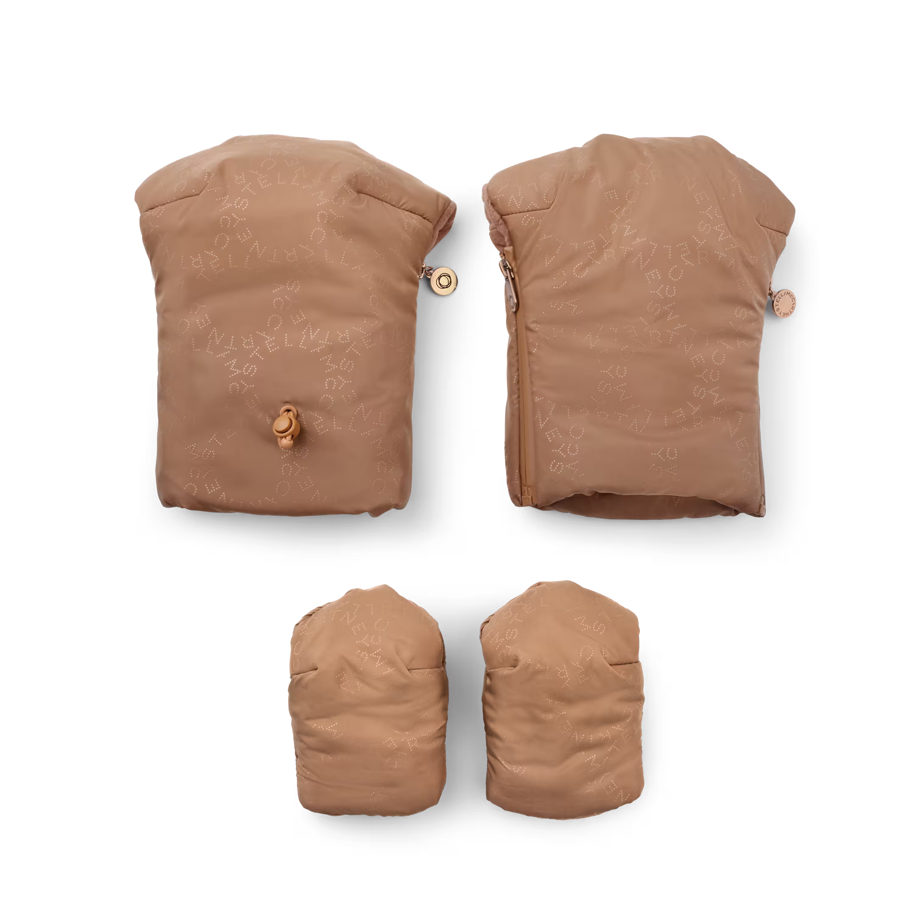 Bugaboo X StellaMcCartney mittens TOBACCO BROWN - Main Modal Image Slide 1 of 6
