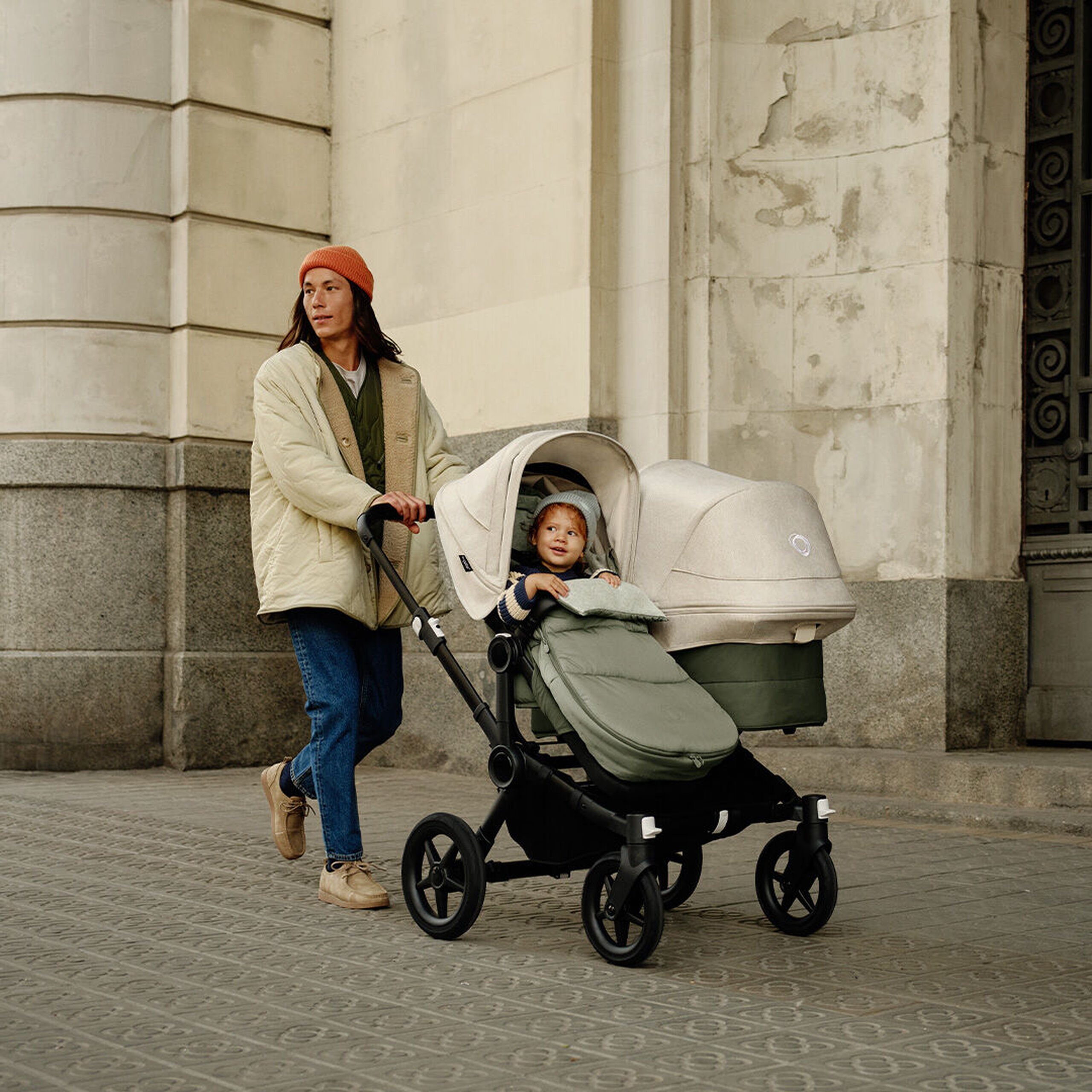 Bugaboo footmuff FOREST GREEN - Thumbnail Slide 3 of 5