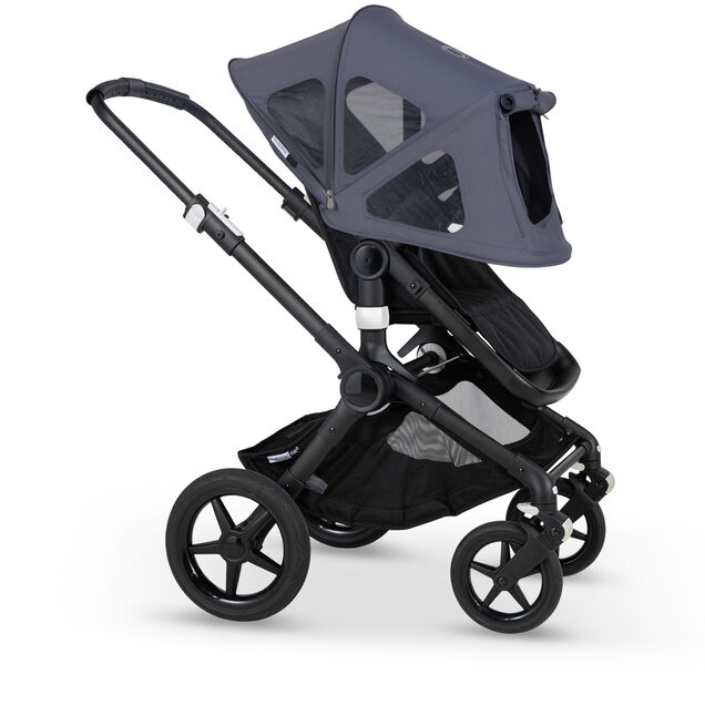 Refurbished Bugaboo Fox/Cameleon3 breezy sun canopy STELLAR/ STEEL BLUE - Main Image Slide 5 of 20