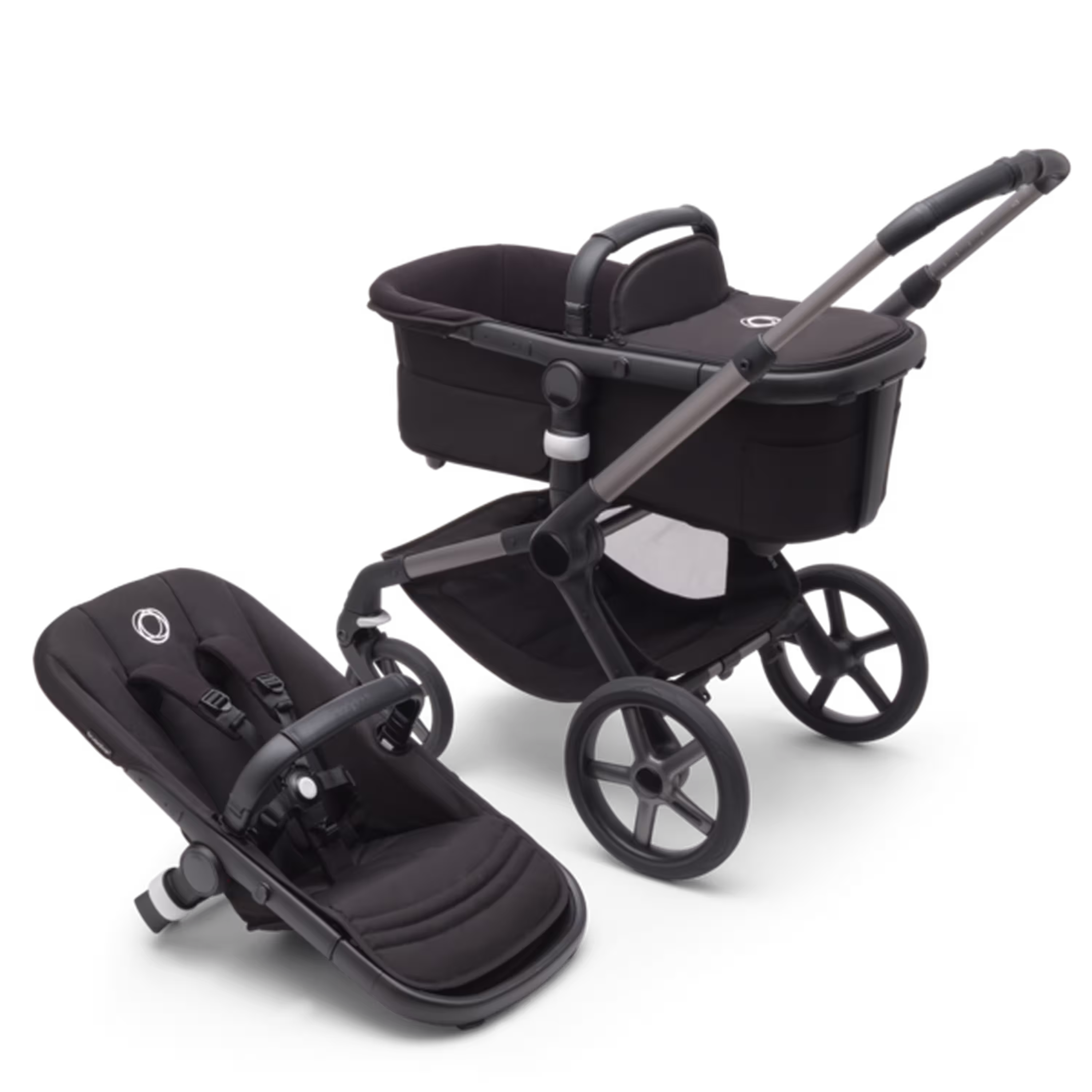 Refurbished Bugaboo Fox 5 base US BLACK/GREY MELANGE - Main Modal Image Slide 1 of 1