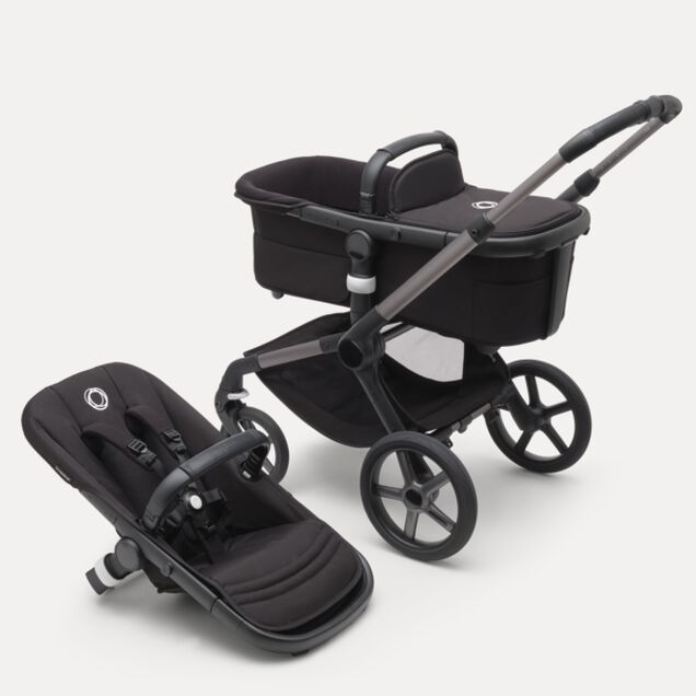Refurbished Bugaboo Fox 5 base US BLACK/GREY MELANGE - Main Image Slide 1 of 1
