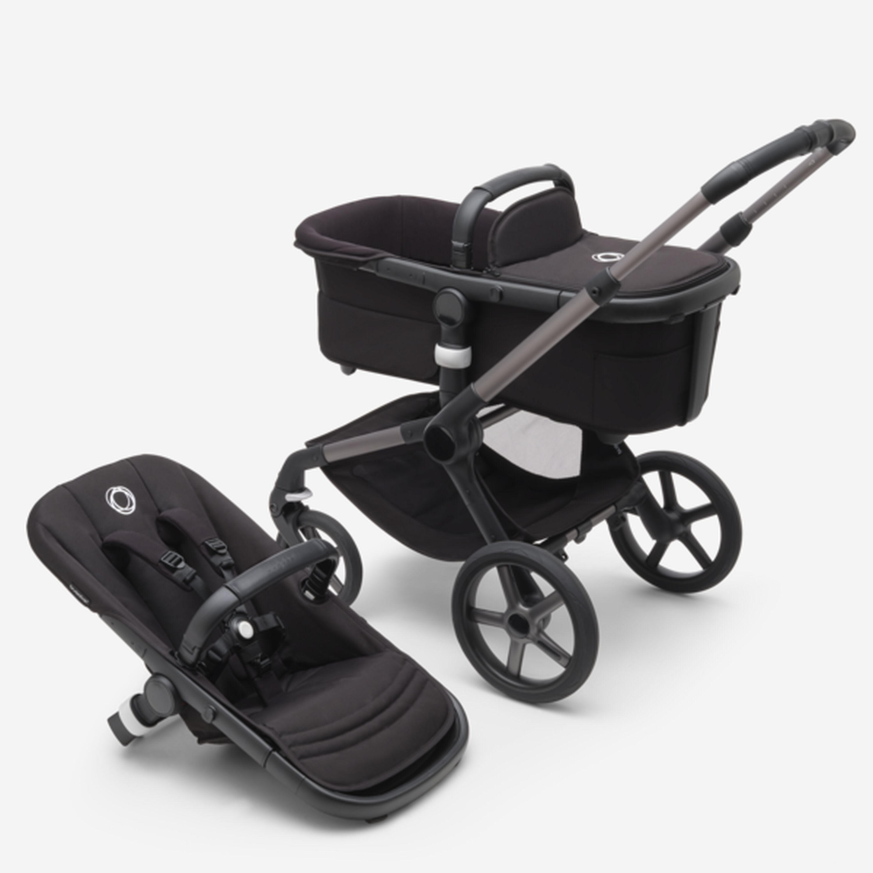 Refurbished Bugaboo Fox 5 base US BLACK/GREY MELANGE - Main Modal Image Slide 1 of 1