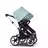 Bugaboo Donkey 3 Twin seat and bassinet stroller vapor blue sun canopy, black fabrics, aluminium base - Thumbnail Slide 8 of 9