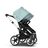 Bugaboo Donkey 3 Twin seat and bassinet stroller vapor blue sun canopy, black fabrics, aluminium base - Thumbnail Slide 8 van 9