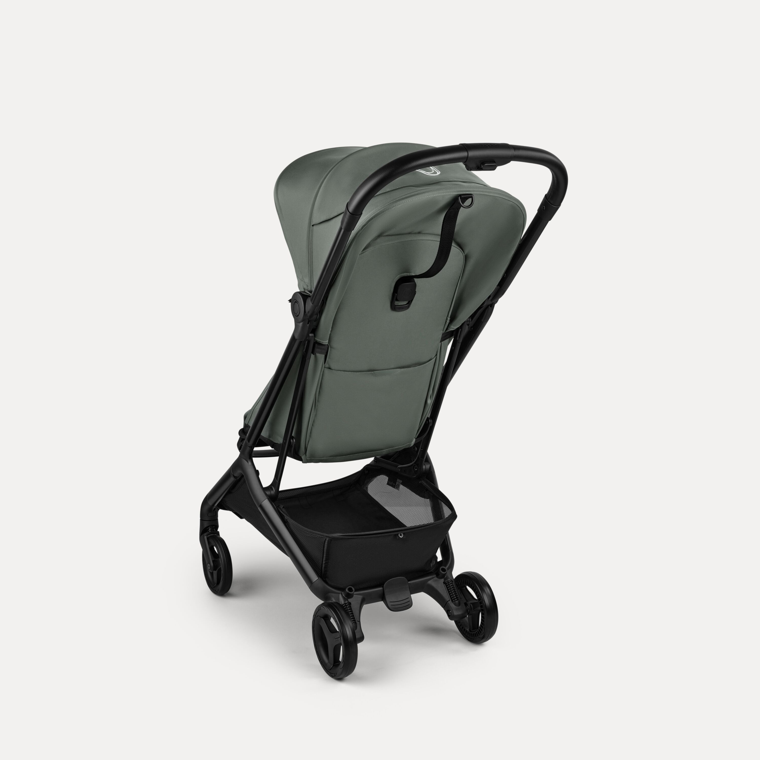 Bugaboo Butterfly 2 travel stroller black base, forest green fabrics, forest green sun canopy - Main Modal Image Slide 3 of 8