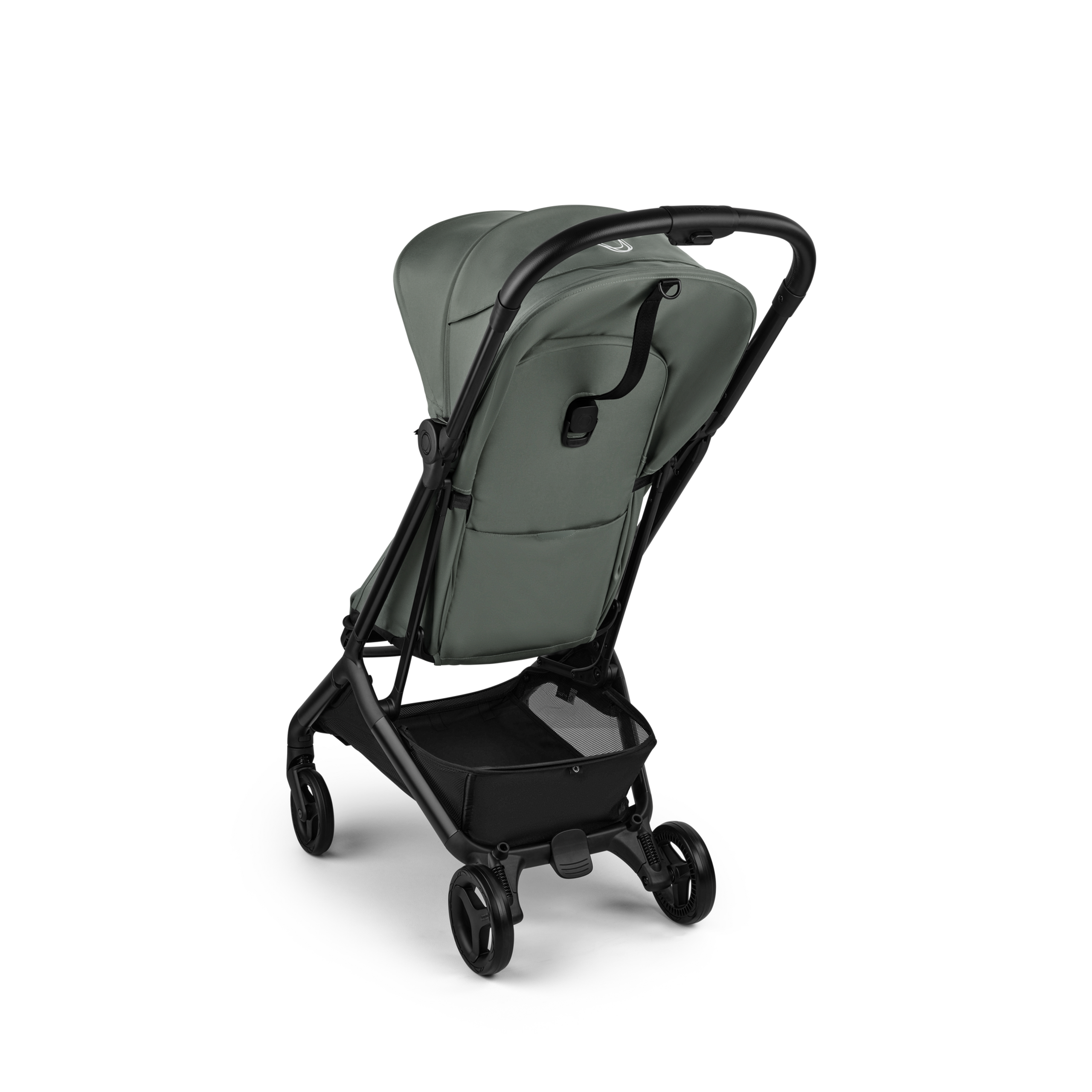 Bugaboo Butterfly 2 Poussette de voyage châssis noir, habillages forest green, capote forest green - Thumbnail Slide 3 of 8
