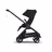 Bugaboo Dragonfly Plus seat stroller graphite base, heritage black fabrics, misty white sun canopy - Thumbnail Slide 2 of 11